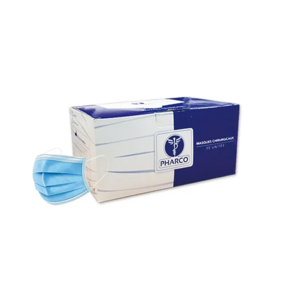 MASQUE CHIRURGICAL 50PCS FAP