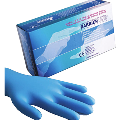 Gant nitrile en couleur