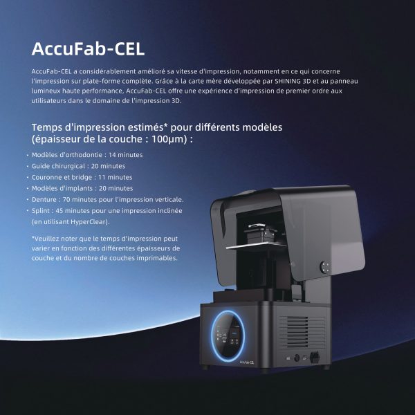 AccuFab-CEL - Imprimante 3D Dentaire – Image 3